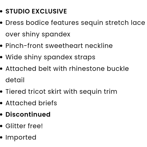 Weissman Size SC (6/6X) Navy & Gold Showtime Sequin Tutu Dance Costume #13838 - Picture 13 of 14